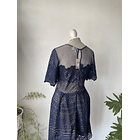 Vestido azul. Talla: M  2