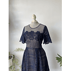 Vestido azul. Talla: M  3