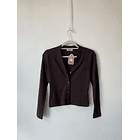 Cardigan café. Talla: S 1