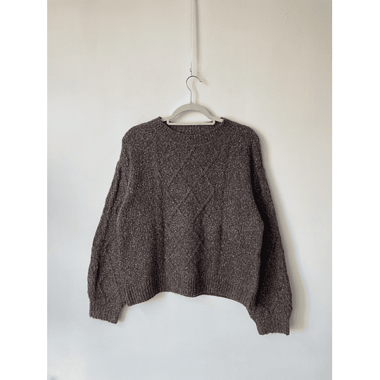 Sweater café. Talla: M/L