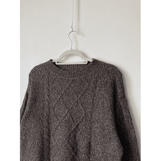Sweater café. Talla: M/L