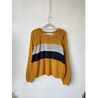 Sweater mostaza. Talla: S/M holgado 1