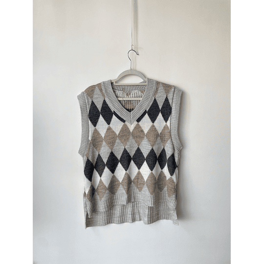 Vest rombos. Talla: M