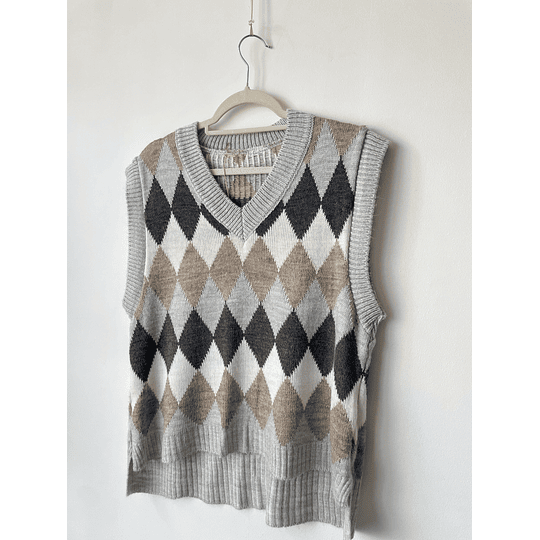 Vest rombos. Talla: M