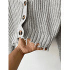 Cardigan gris. Talla: S 3