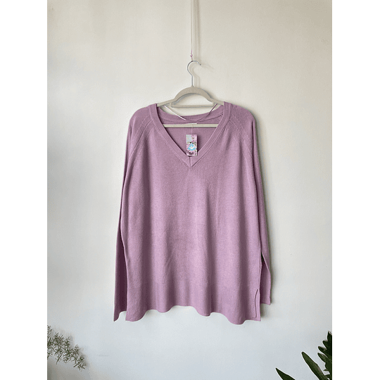 Sweater lila. Talla: L