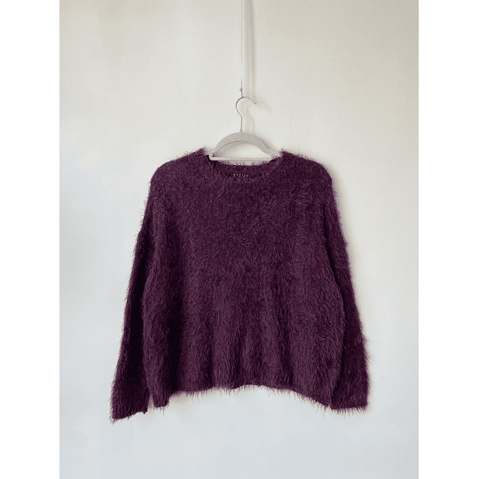 Sweater morado. Talla: S oversized