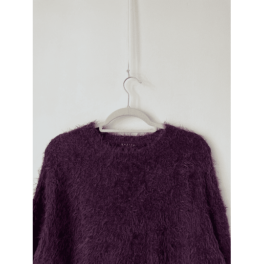 Sweater morado. Talla: S oversized