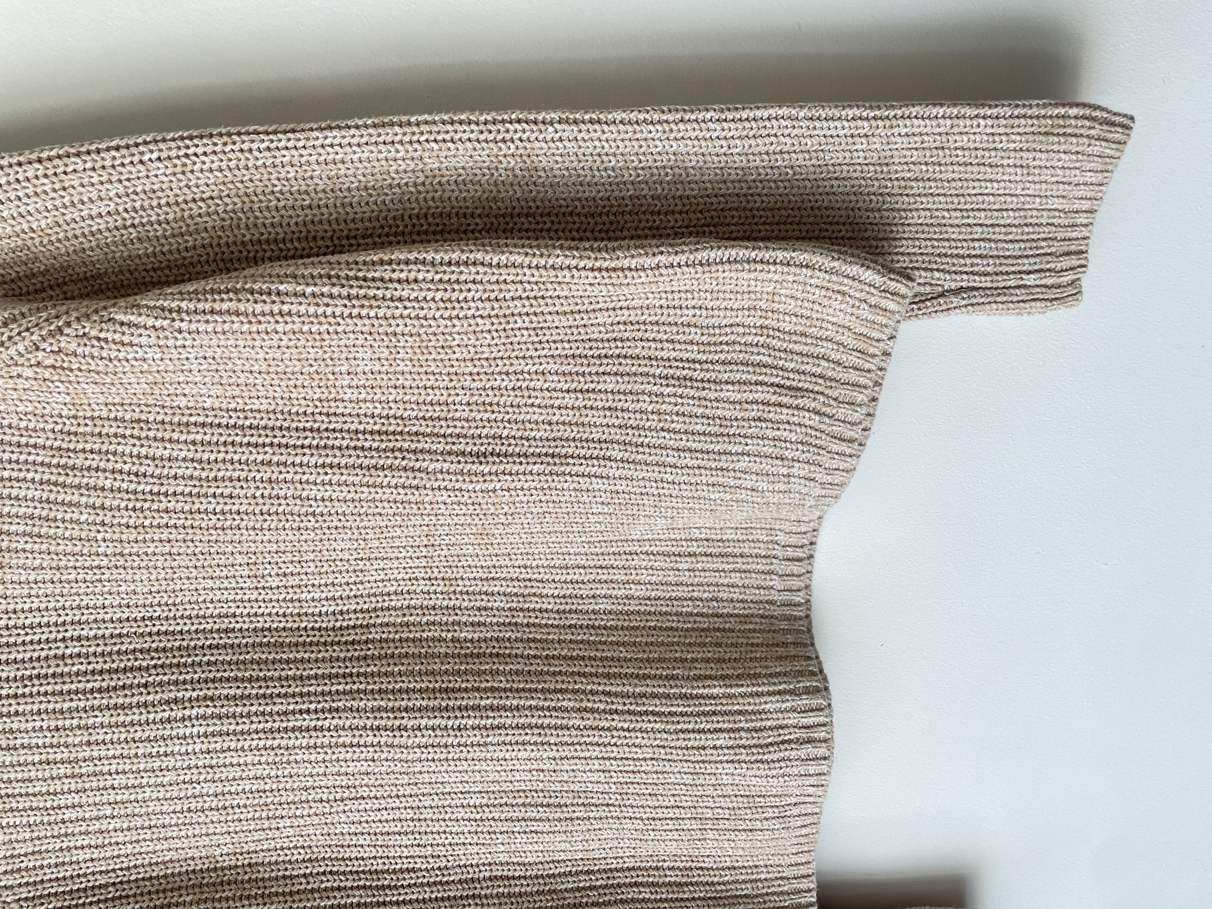 Sweater jaspeado Camel. Talla: S 3