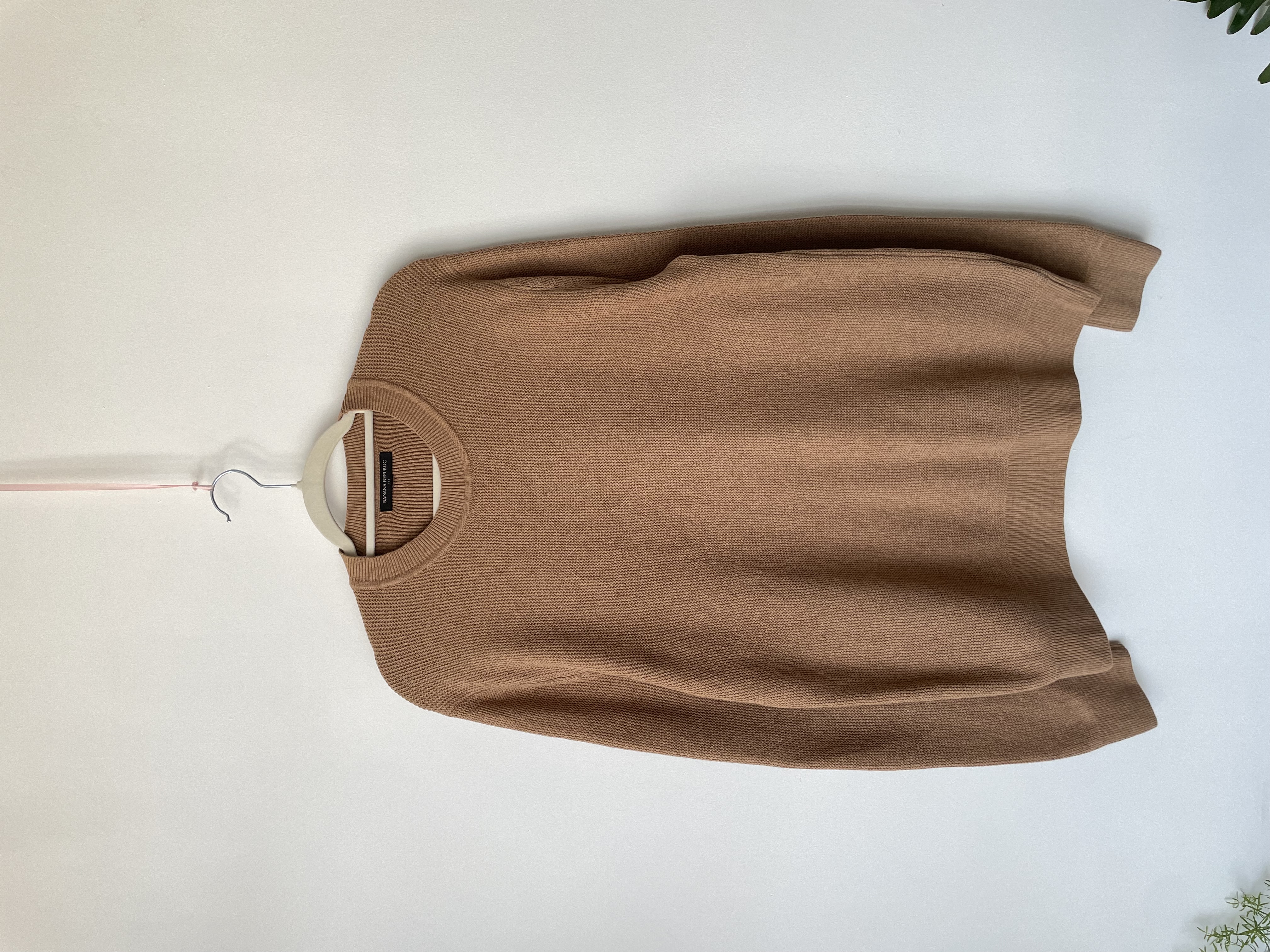 Sweater camel largo. Talla: M 1