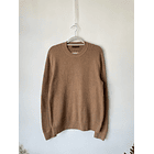 Sweater camel largo. Talla: M 1