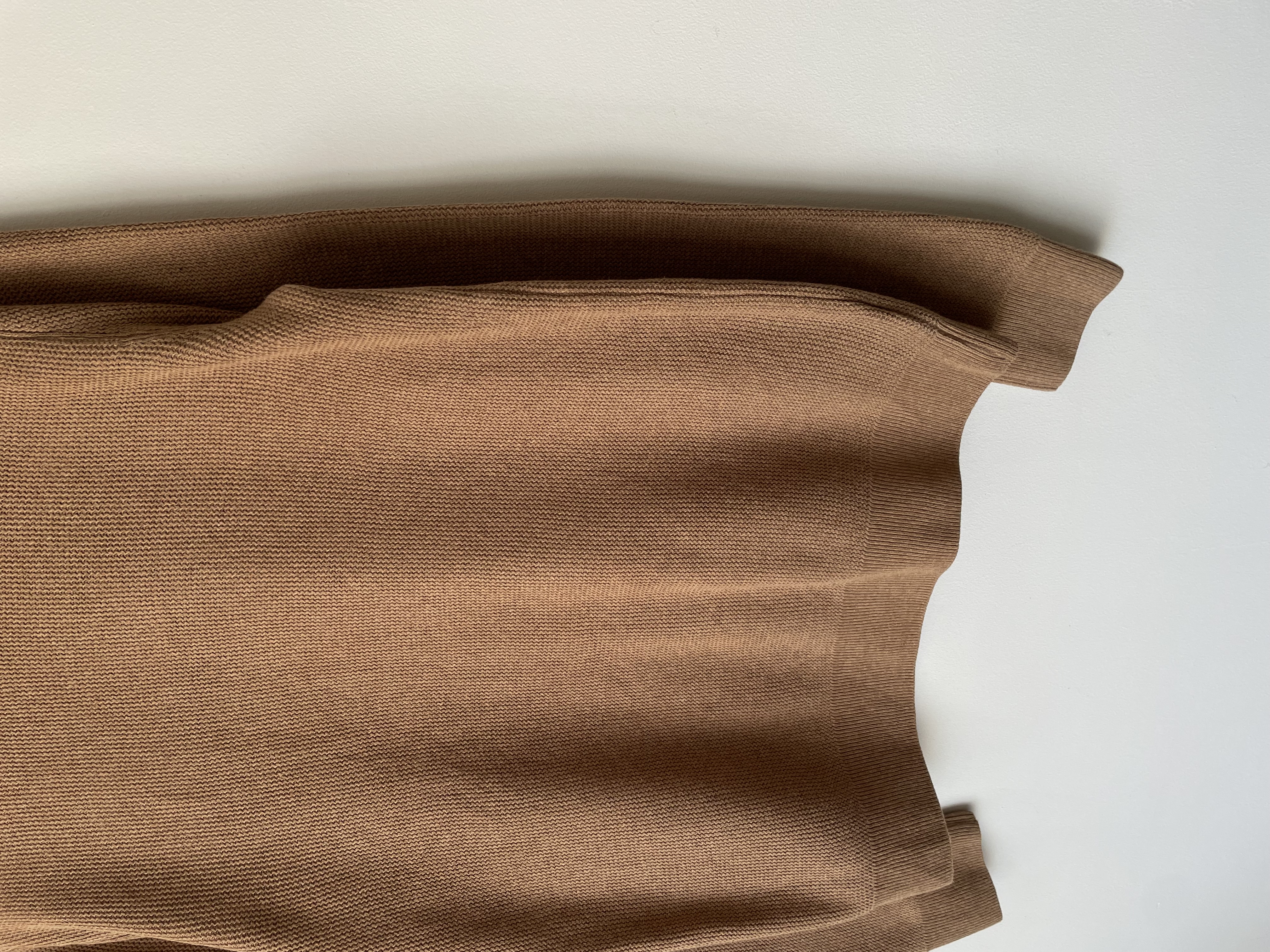 Sweater camel largo. Talla: M 3