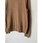 Sweater camel largo. Talla: M 3