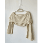 Sweater crop. Talla: S 2