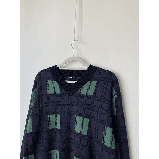 Sweater tartá. Talla: S/M