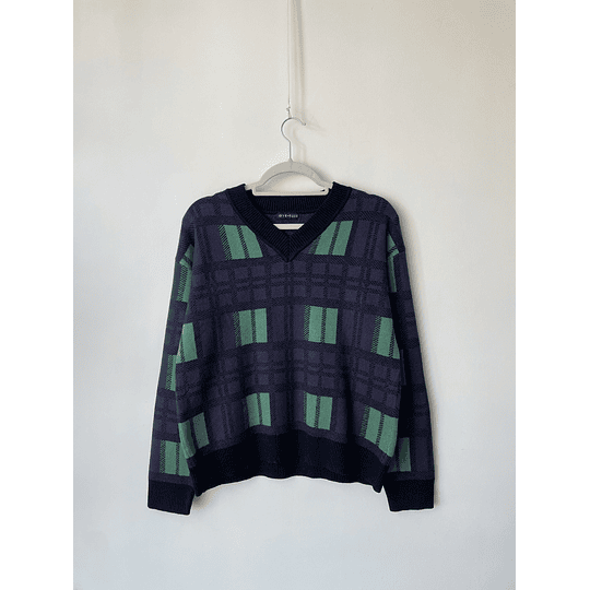 Sweater tartá. Talla: S/M