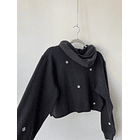 Polerón margaritas . Talla: S 4