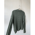Sweater verde. Talla: S holgado 3