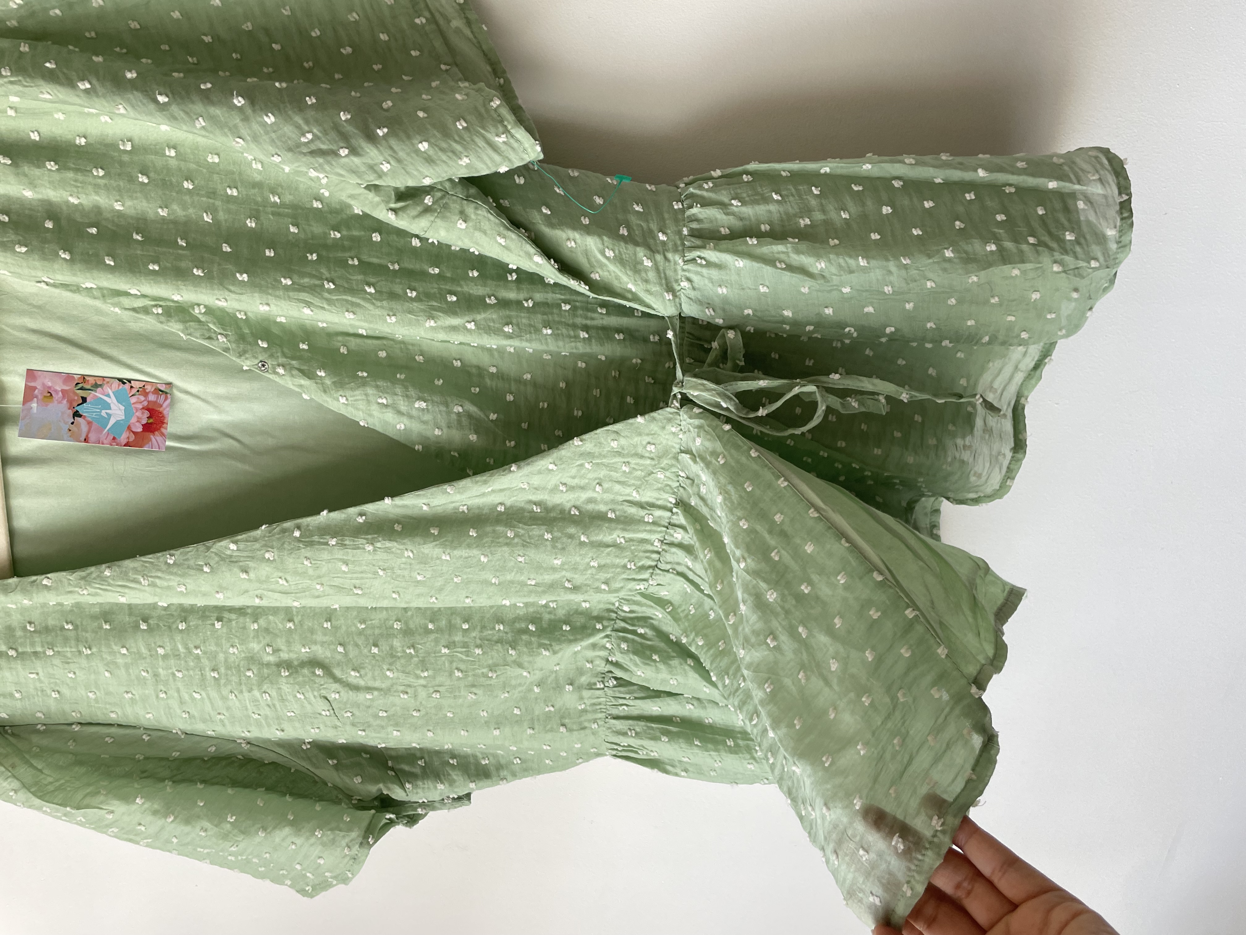 Blusa verde. Talla: XL 4