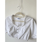 Crop blanco. Talla: 44 (S) 2