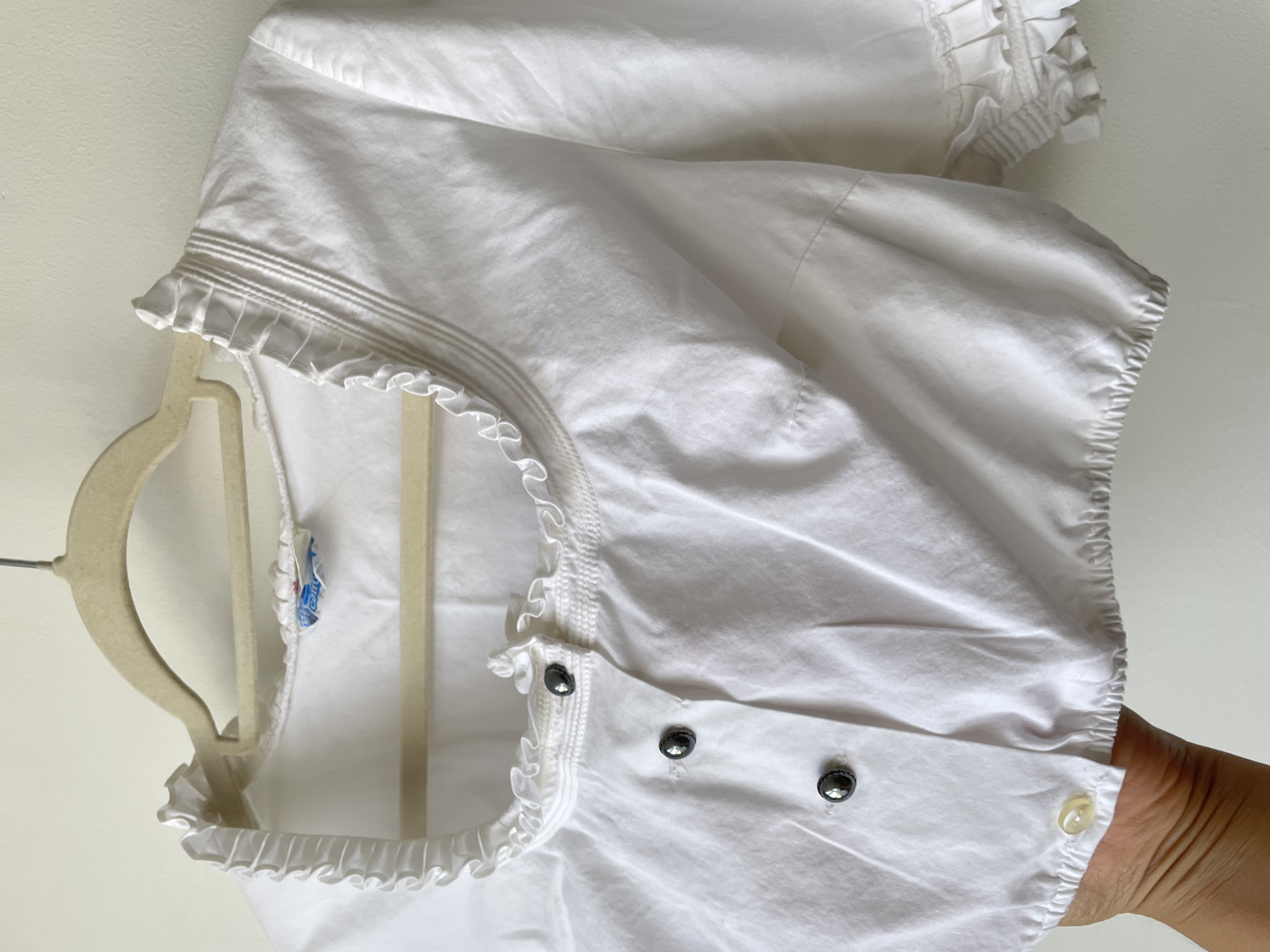 Crop blanco. Talla: 44 (S) 4