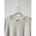 Sweater flores. Talla: M/L 2