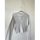Cardigan blanco. Talla: S 2
