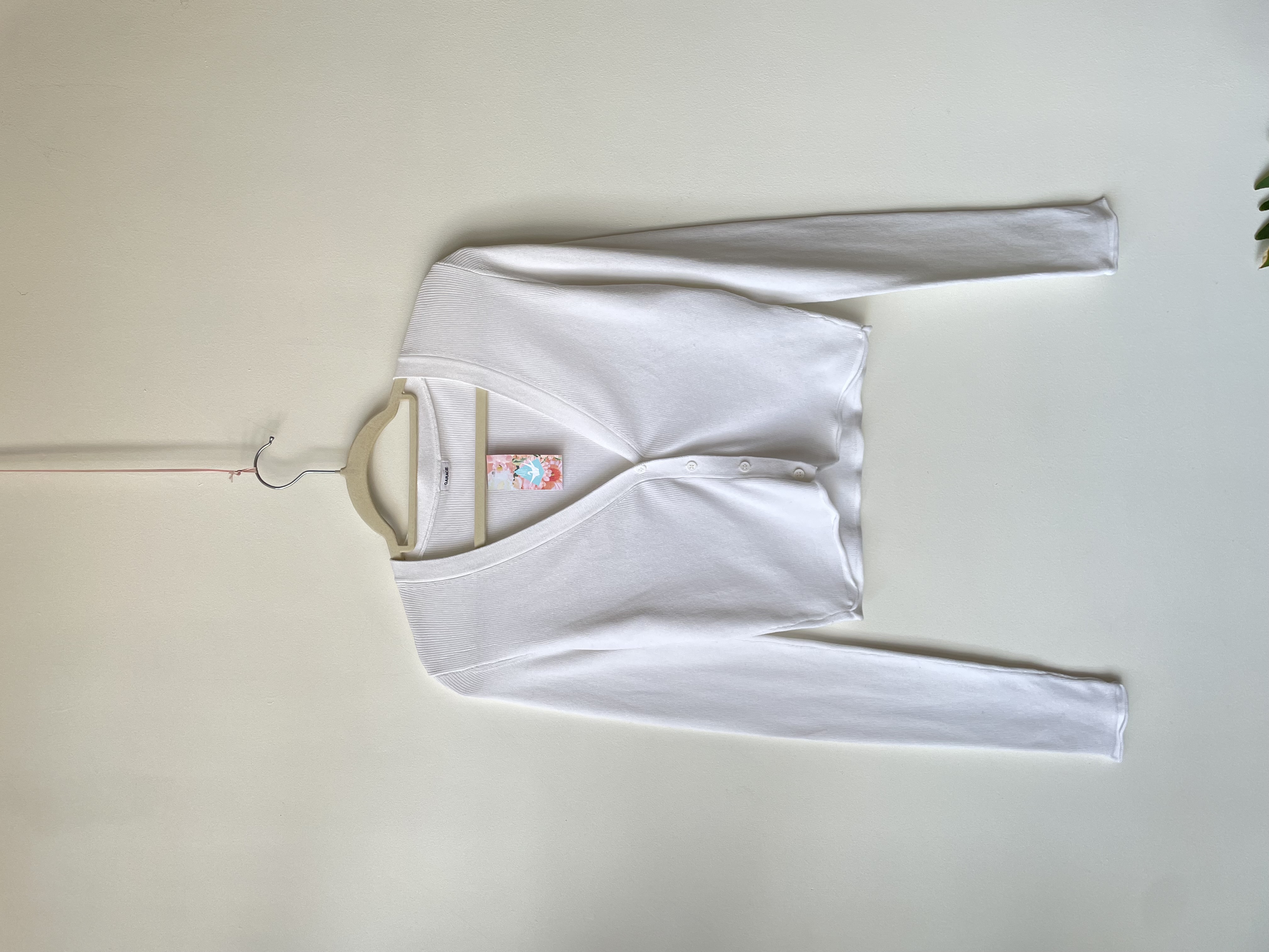 Cardigan blanco. Talla: S 1