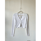 Cardigan blanco. Talla: S 1