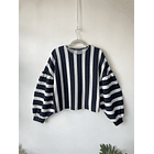 Sweater líneas. Talla: S oversized 1