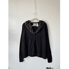 Cardigan peludo. Talla: XL 1