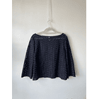 Blusa Macramé. Talla: L 1
