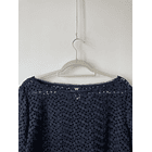 Blusa Macramé. Talla: L 5