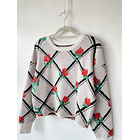 Sweater rombos. Talla: S holgado 5