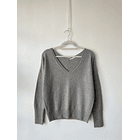 Sweater cachemir gris. Talla: S 1