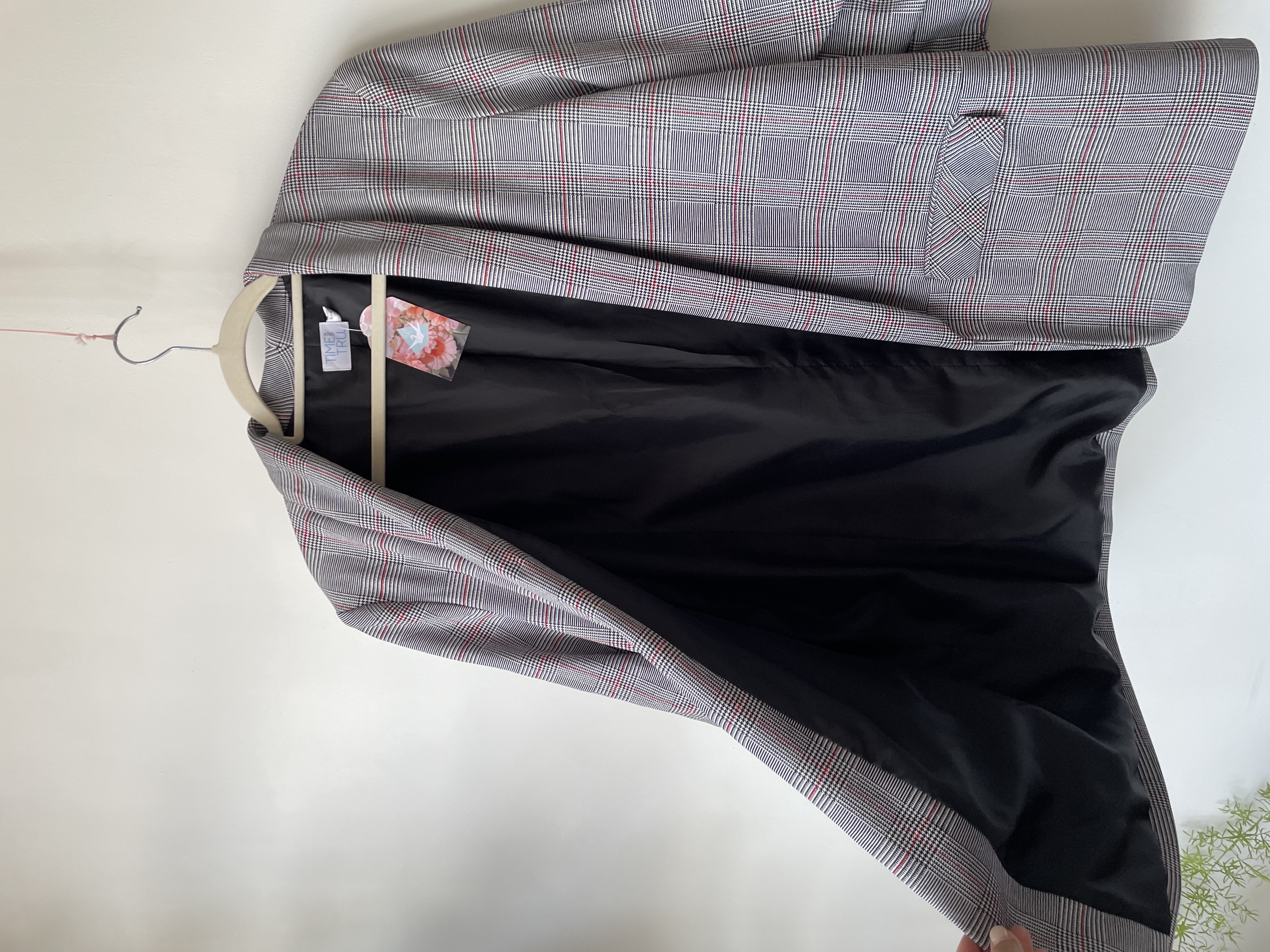 Blazer tartán. Talla: XL  2