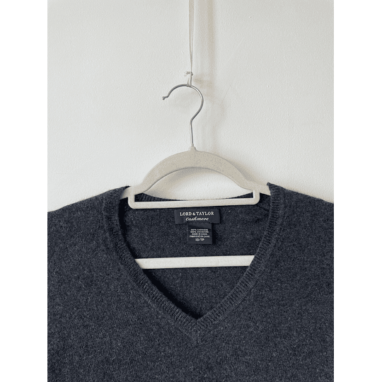 Sweater marengo cachemir. Talla: XS