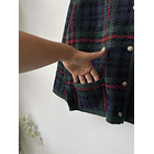 Cardigan tartán. Talla: L 3