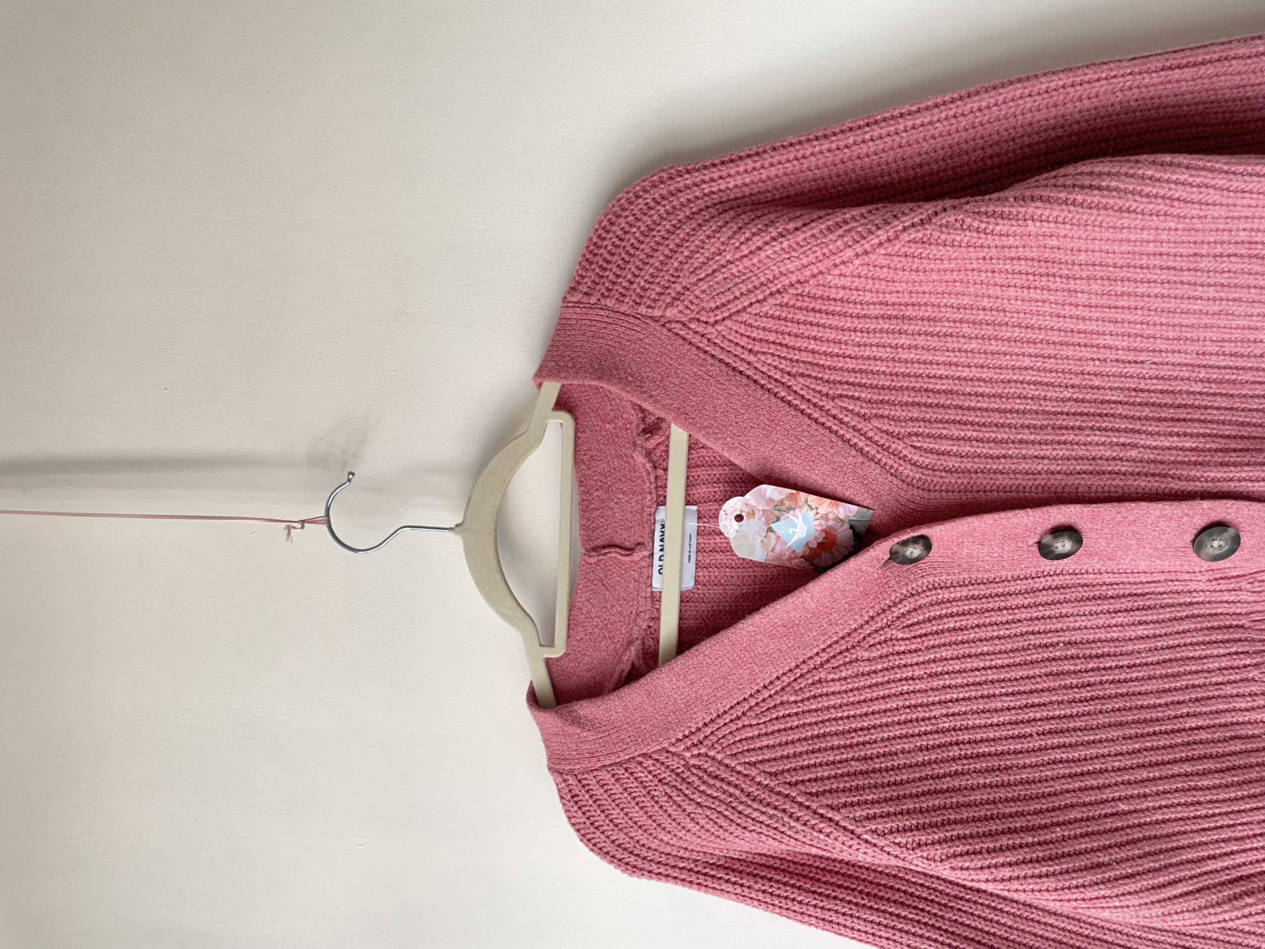 Cardigan rosa. Talla: S 2