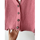 Cardigan rosa. Talla: S 4