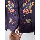 Cardigan bordado. Tallla; M 3