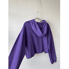 Poleron morado. Talla: L holgado  4