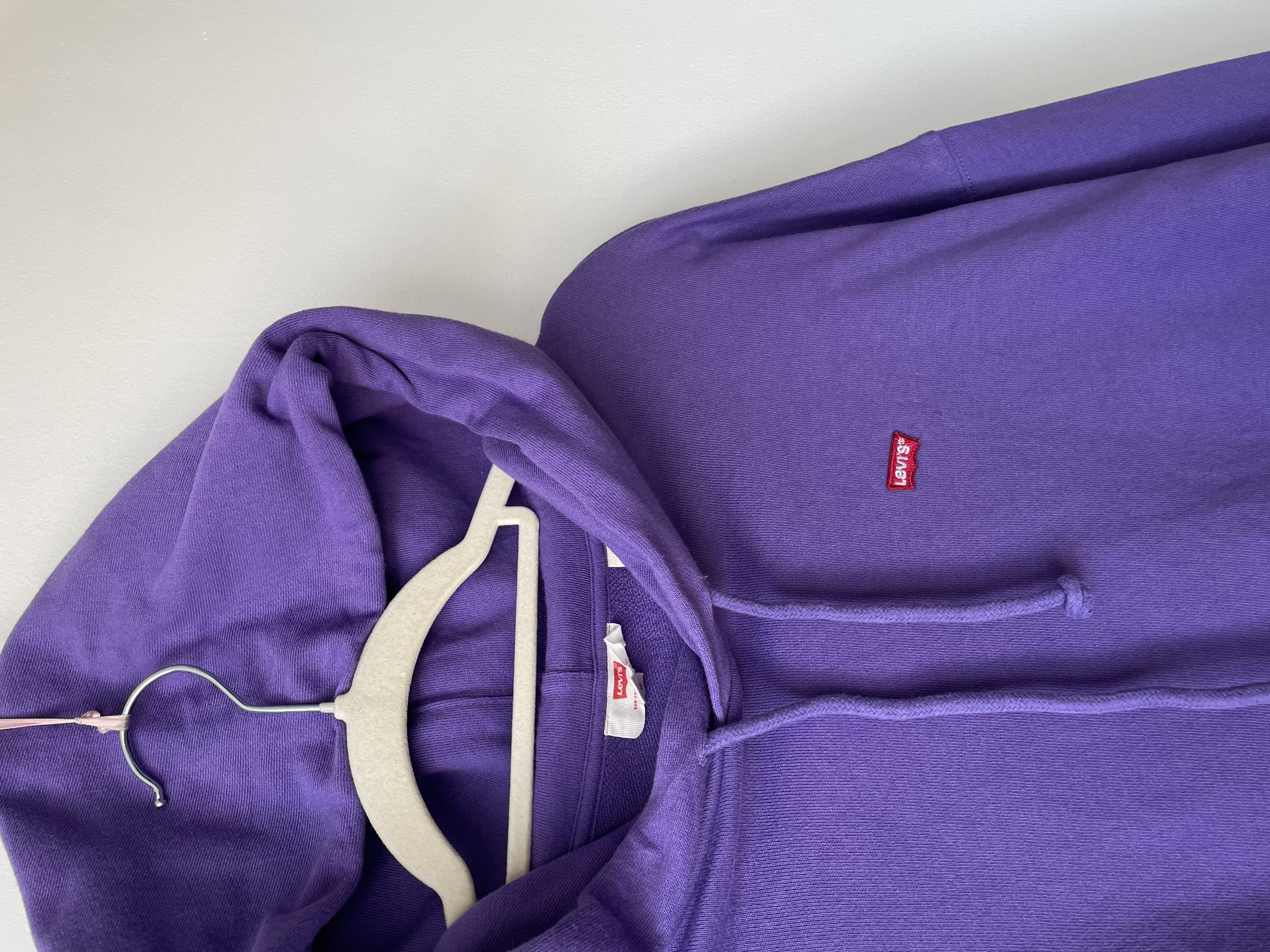 Poleron morado. Talla: L holgado  2