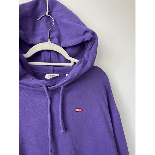 Poleron morado. Talla: L holgado 