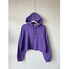 Poleron morado. Talla: L holgado  1