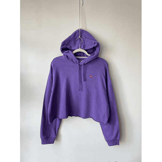 Poleron morado. Talla: L holgado 