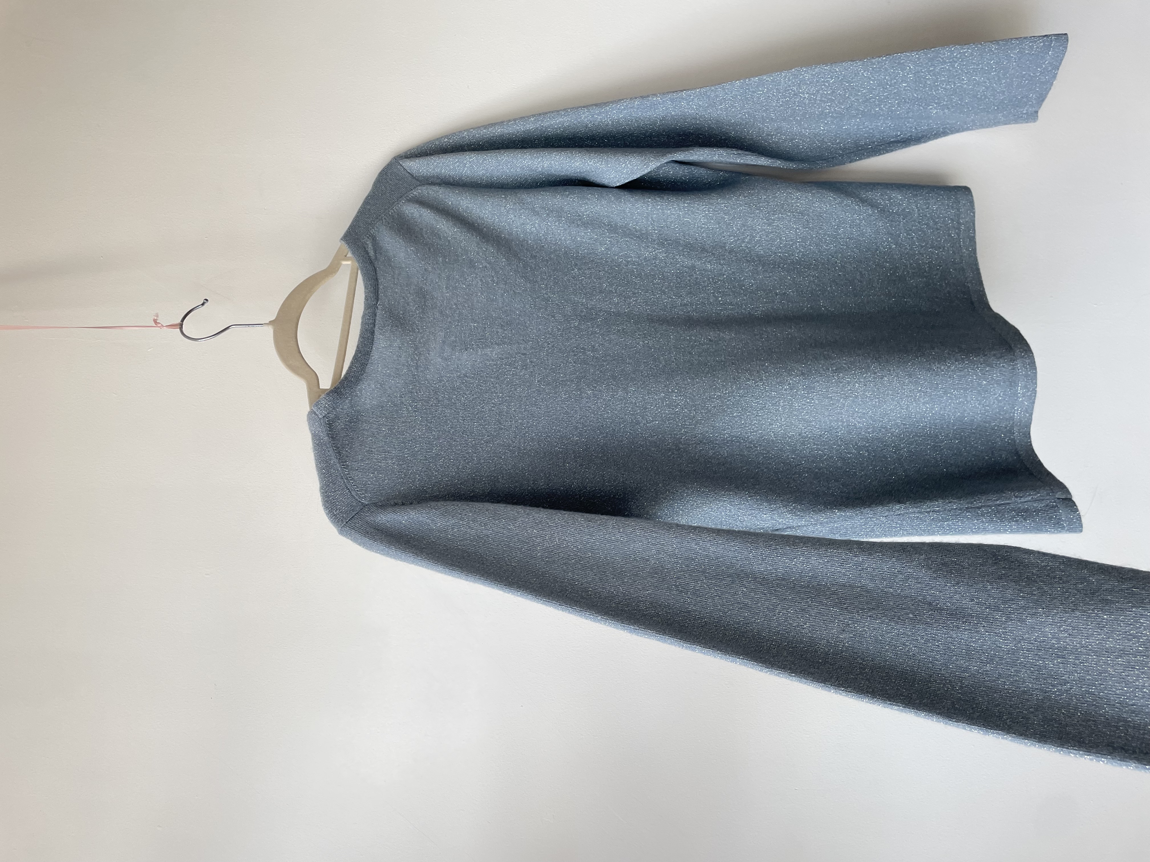 Cardigan celeste. Talla: M 3