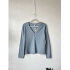 Cardigan celeste. Talla: M 1