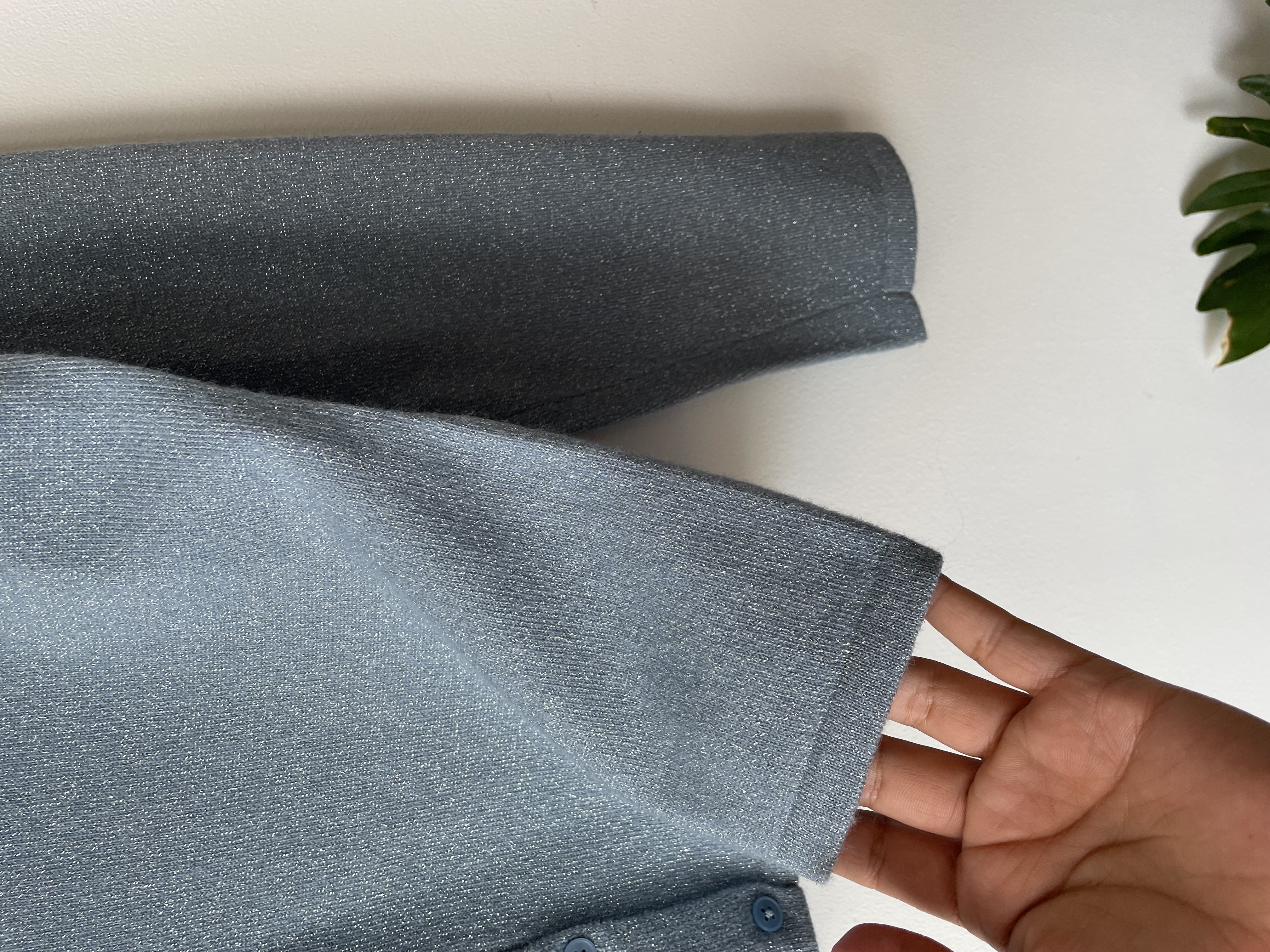 Cardigan celeste. Talla: M 4