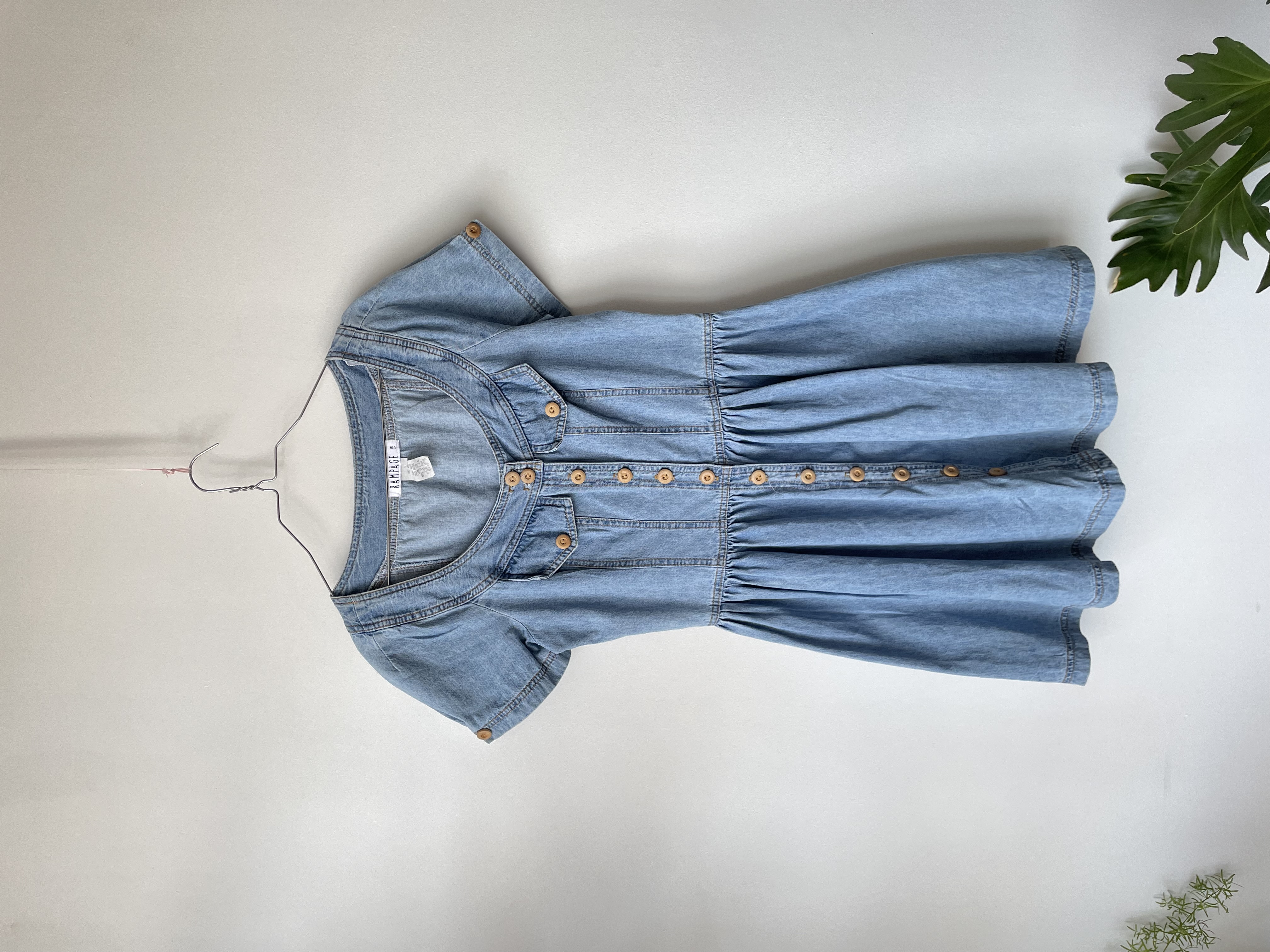 Vestido denim. Tala: 7 (S) 1